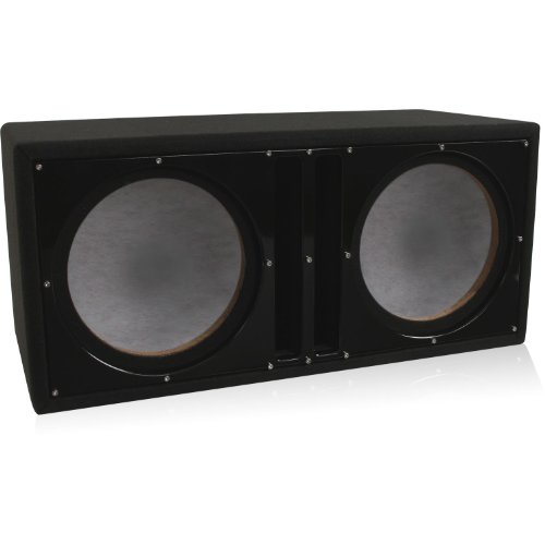 Belva Bbx210Bk Dual 10-Inch Car Ported Subwoofer Box 3/4-Inch Mdf Prelined Polyfil Includes Custom Black Baffle Title #TOP11