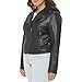 Levi's Women's Plus Faux Leather Classic Asymmetrical Motorcycle Jacket (Standard & Plus Sizes), Black Hooded, 1X