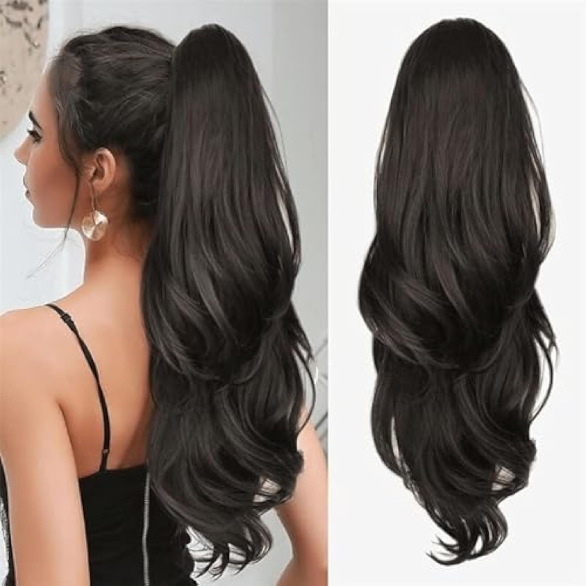 Clutcher Ponytail Hair Extension for Women, Natural Look
