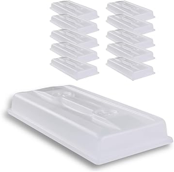 Bootstrap Farmer Humidity Dome 2.5 Tall Extra Strength, 10 Pack, Propagation Seed Cloning Lid Vented for 1020 Tray Seed Starting Germination