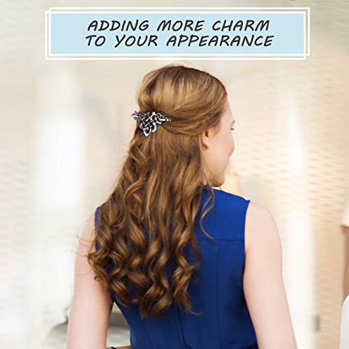 Chuangdi 6 Pieces Silver Celtic Hair Slide Hairpins Viking Celtic Hair Clips Celtic Knot Hair Stick Vintage Metal Hair Barrette Hair Pin Retro Hair Accessories For Women thumb #4