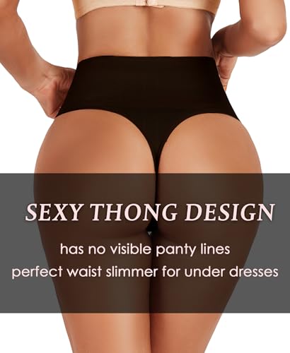 Seamless Thong Shapewear for Women Tummy Control Body Shaper Underwear Girdle High Waist Shaping Panties2