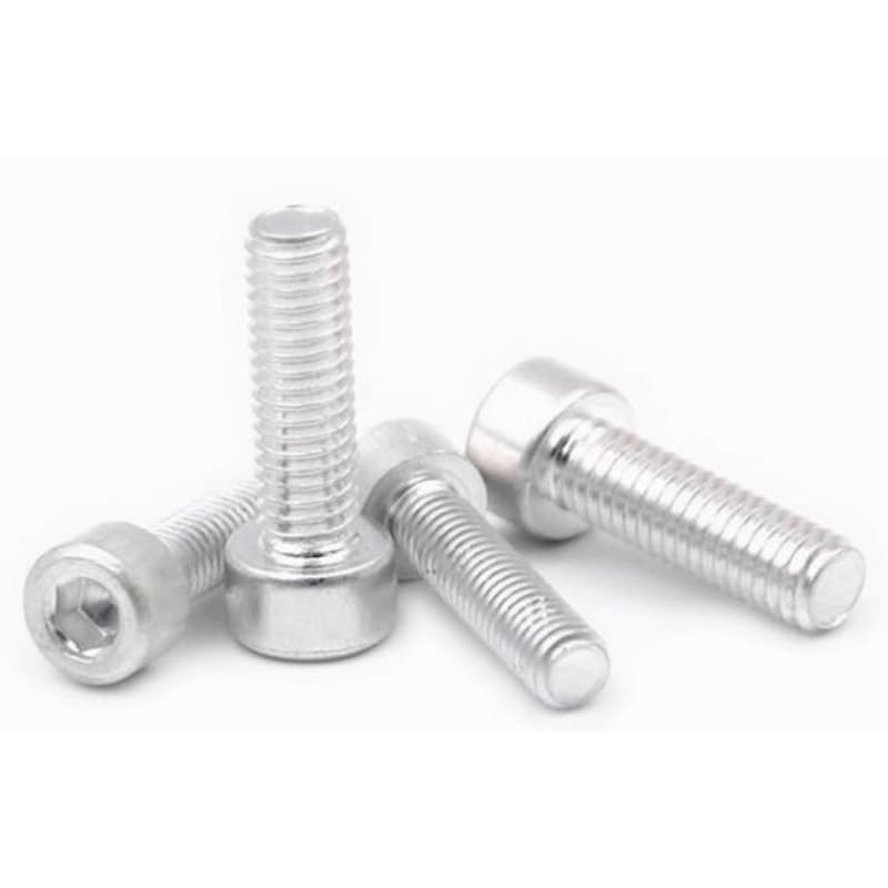 Vis à tête cylindrique M3 en aluminium : boulon hexagonal de 30mm pour fixations légères - 3