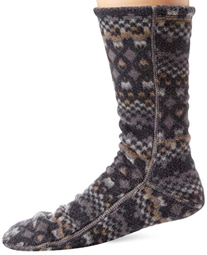 Acorn Versafit Sock, Mocasín para Mujer, Cable de carbón, Large