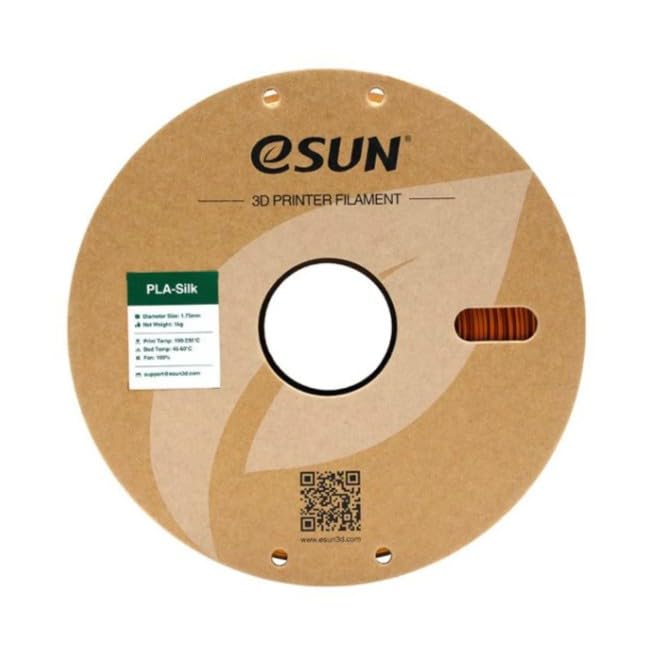 Image of eSUN 1.75mm Silk PLA 3D Printing Filament Copper, Net Weight-1Kg