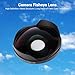 Fisheye Lens Wide Angle, High Definition 0.3X Fisheye Lens with Hood 72mm Thread Mount Long Depth of Field Compatible with Camcorder, Multi Layer Optical Glass
