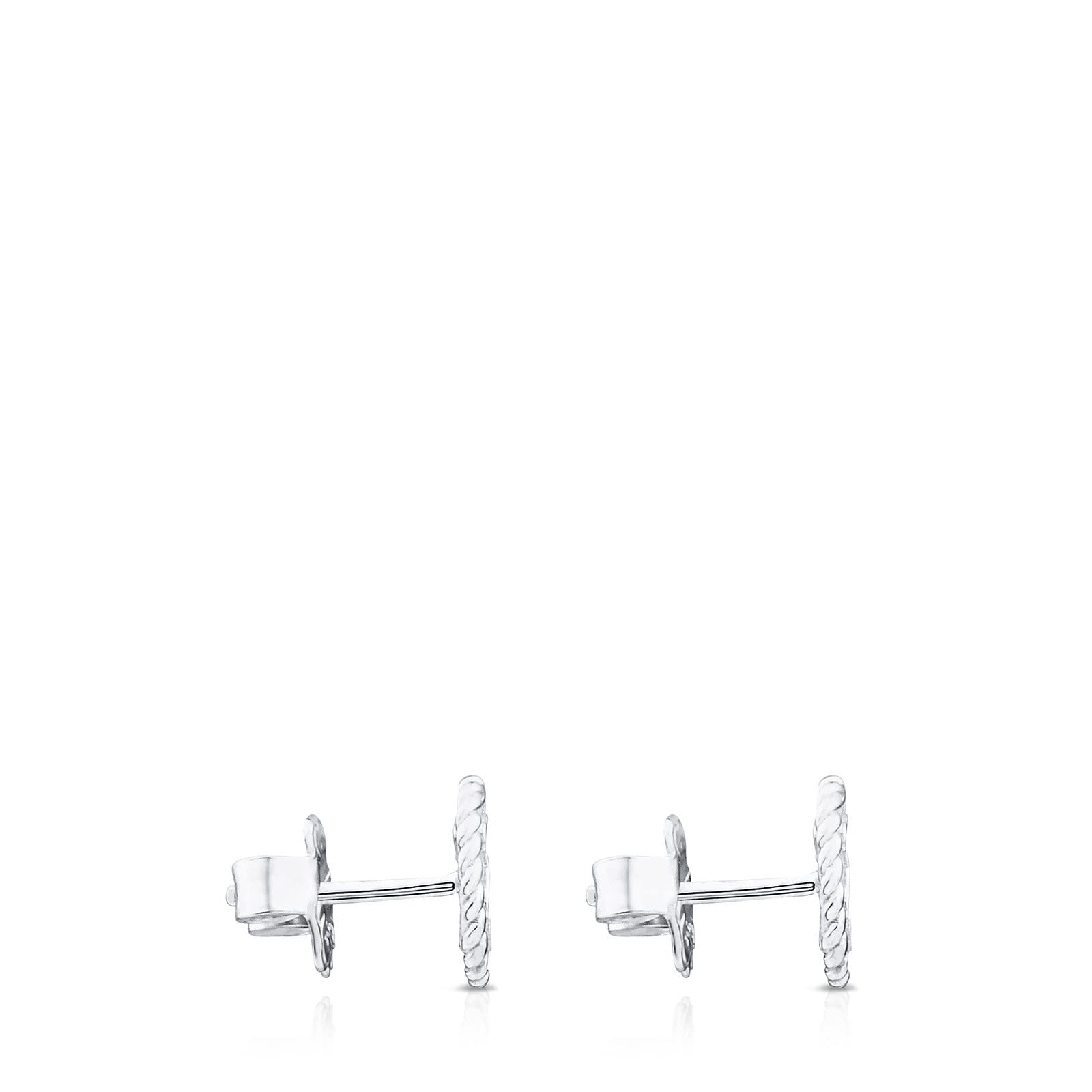 TOUS Damskie kolczyki sztyfty Camee srebrne, 0,95 cm, Srebro