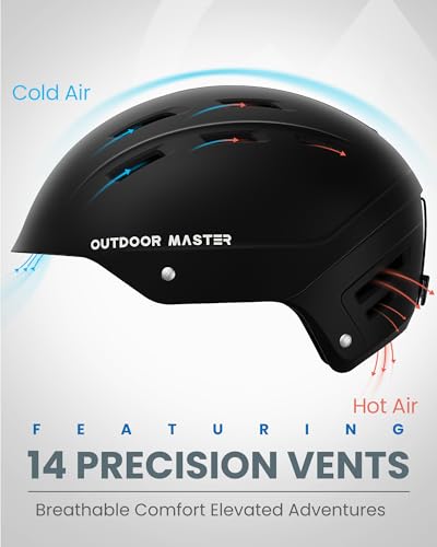 OutdoorMaster Kelvin II Ski Helmet and Wireless Bluetooth Set - Adjustable Fit Snowboard Helmet with Drop-in Headphone - Snow Sports Helmet for Men Women & Youth - Image 6