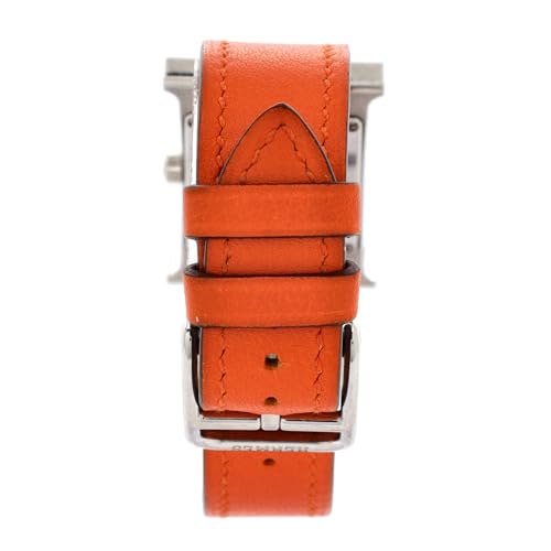 Hermes, Pre-Loved Heure H Quartz Watch Stainless Steel and Leather 214