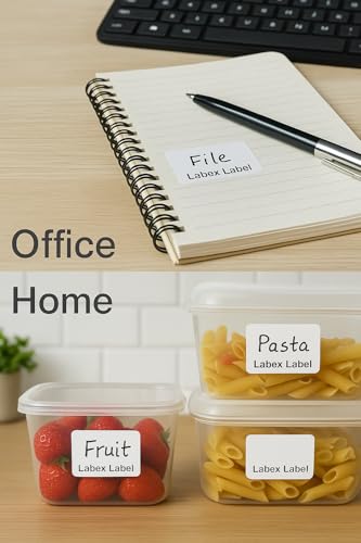 Labex Label 30x20 mm Thermoetiketten auf Rolle – 1 Rolle (1000 Versandetiketten) – Barcodeetiketten, Lageretiketten, Paketaufkleber – Kompatibel mit Zebra, Argox, Sato – Thermodirekt,