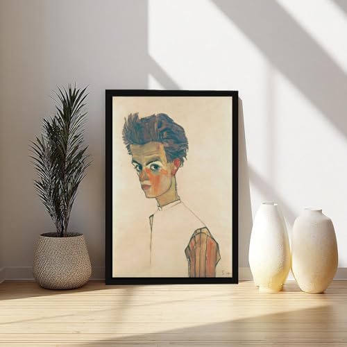 Impression sur toile Egon Schiele cadre suspendu grand format