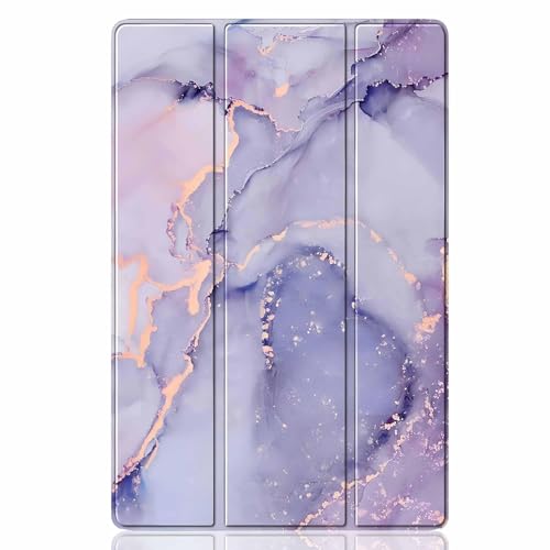 Image of ProElite Cover for OnePlus Pad 4 13.2 inch 2026 case Cover, Soft Flexible Flip Case Cover for OnePlus Pad 4 13.2 inch 2026 with Pen Holder [Recoil Series] - Marble Purple