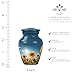Sunflower Urn, Small Urns for Human Ashes Keepsake, Urns for Human Ashes Adult Man, Large Urns for Human Ashes Adult, Urn for Ashes for Women, Urn for Ashes(Size - 10inch 1Pcs, 3inch 1Pcs)