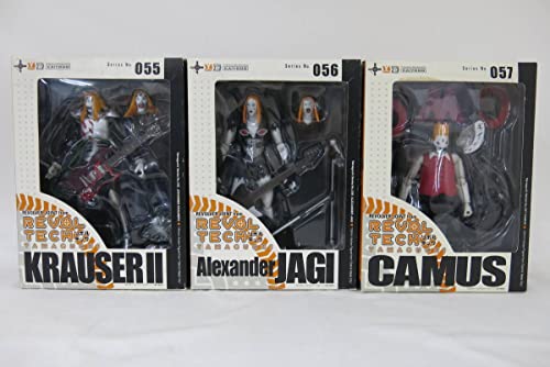 デトロイトメタルシティ 3種セット リボルテックYAMAGUCHI No.55・56・57 ヨハネ・クラウザーⅡ世&アレキサンダージャギ＆カミュ