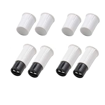 bnafes MC-33C Normally Closed Recessed Window Door Contact Sensor Alarm Magnetic Reed Switch - (4 Sets)