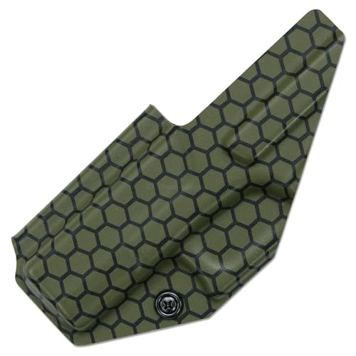 Image of KYDEX Thermoform Sheet - (Honeycomb Camo) - (Ranger Green /Black) - (8in x 12in) - (1 Sheet) - (for Holster Making, Cosplay, Hobby) - (USA Made)