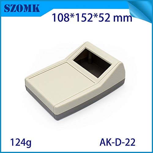 Davitu 10 pcs, 10815252mm desktop plastic casing for electronic plastic enclosure plastic housing for pcb design LCD control box - (Color: light purple)