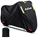 Funda para Moto EZfull 210D Oxford Funda Protector Cubierta de la Moto Impermeable A Prueba de UV Agujeros de Bloqueo 245 x 125 x 105 cm con Cubierta contra Viento Bolsa de Almacenaje, Negro