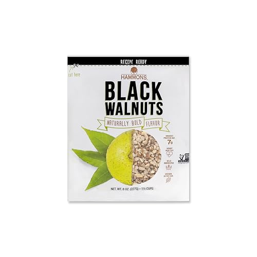 Hammons Black Walnuts - Wild Harvested - Non-GMO, Gluten Free,