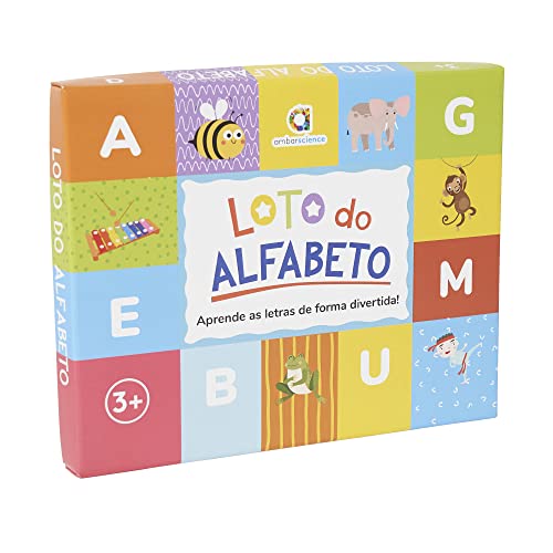 Ambarscience Alphabet Lotto para Aprender Las Letras del Alfabeto y asociarlas con Palabras e imágenes.