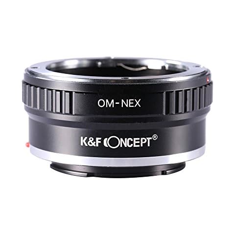 K&F Concept OM-NEX Pro Objektiv Adapter für Olympus OM Objektiv auf Sony NEX Kamera Sony NEX-3 NEX-3C NEX-3N NEX-5 NEX-5C NEX-5N NEX-5R NEX5T NEX6 NEX7 NEX-F3 a6000 a5000 a3500 a3000 Alpha Cover