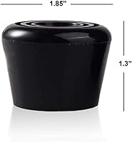 Vista 4 de Tapones de goma PU para patinaje con ruedas, 1 par con tornillos