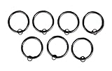 Urbanest Set of 16 Metal Curtain Eyelet Rings 3 Inch Inner Diameter (Bronze)