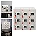 RIUOPN 21.7 * 11.8 * 22in Cell Phone Locker 9 Bays Cell Mobile Phone Steel Locker with Charger Charging Station Cabinet and 20 Keys Lock, Rechargeable Mobile Phone Cabinet for Classroom and Employees