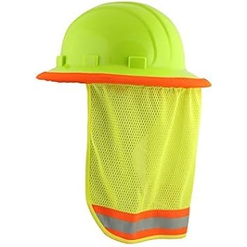 hi vis hard hat cover