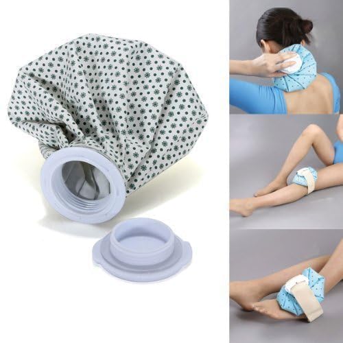 Image of Geyoga Ice Cold Pack Reusable Ice Bag Hot Water Bag for Injuries, Hot & Cold Therapy and Pain Relief (6 Inch) (Hot Therapy)