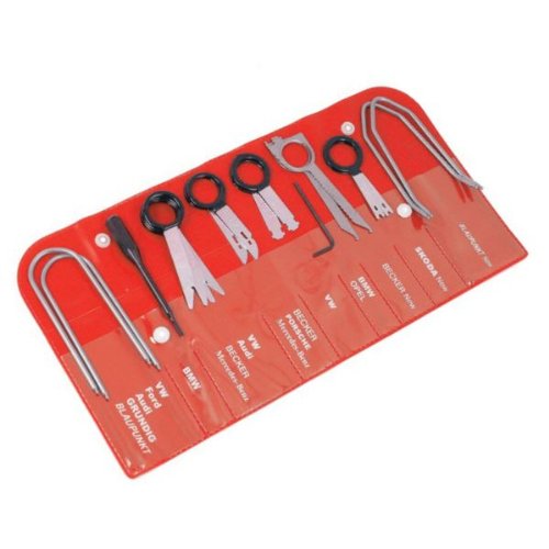 Remoción Radio Tool Set 20pc Con Almacenamiento Monedero 1 Paquete / S