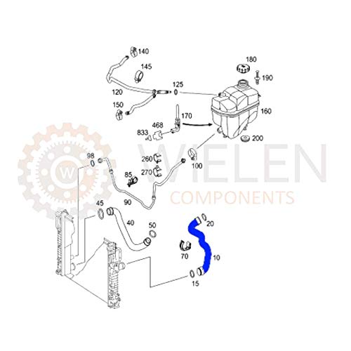 Manicotto radiatore compatibile con tubo acqua