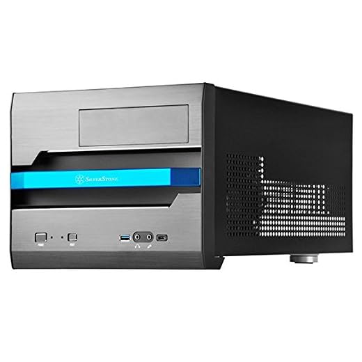 SilverStone SST-SG12B - Carcasa de ordenador cubo Sugo Micro ATX, negro