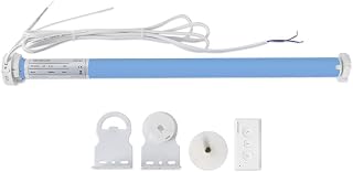 zemismart Matter WLAN-Rollo-Rollladenmotor für 38mm-Rohre,Arbeit Home Alexa App Steuerung,Matter Rohrrollladenmotor,Siri,Echo Voice,Homekit(Motor+1-Wege-Fernbedienung)