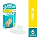 COMPEED® Durezas Medianas, 6 Apósitos Hidrocoloides, Cuidado de Pies, Eliminación rápida de...