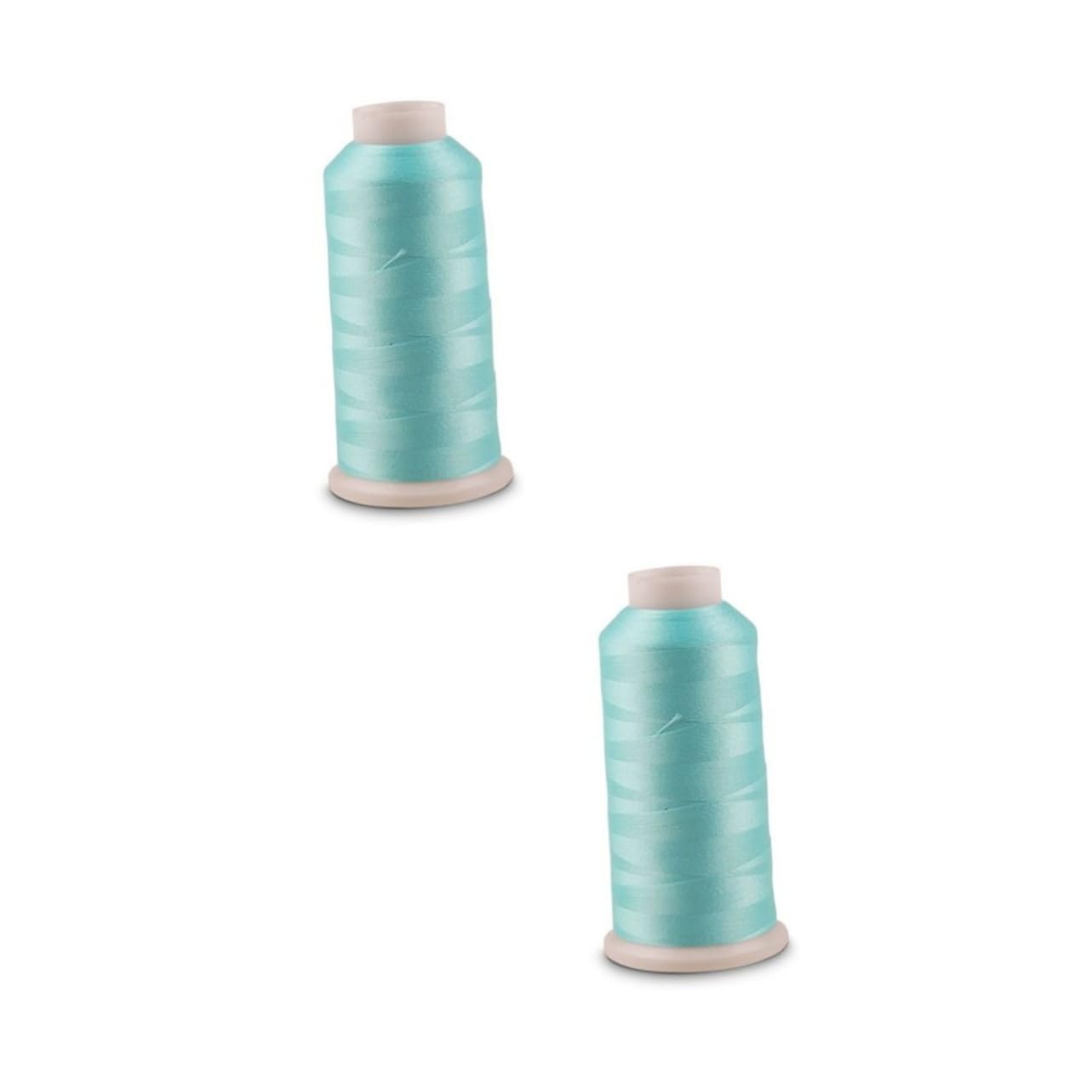 SHINEOFI 2piezas Hilo De Coser Luminiscente De Yards Color Azul Hilo De Bordar Que Brilla La Oscuridad Para Costura Acolchado y Manualidades