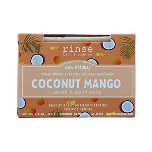 Coconut Mango Natural Handmade Soap Boxed