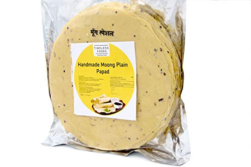 Image of Timeless Food Moong Special Papad 200g | Handmade Fresh Moongdal Saji Papad | Authentic Sardarsheher Snack