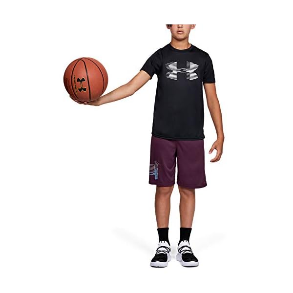 Under Armour Jungen Tech Big Logo Solid Tee Kurzarmshirt – Bild 6