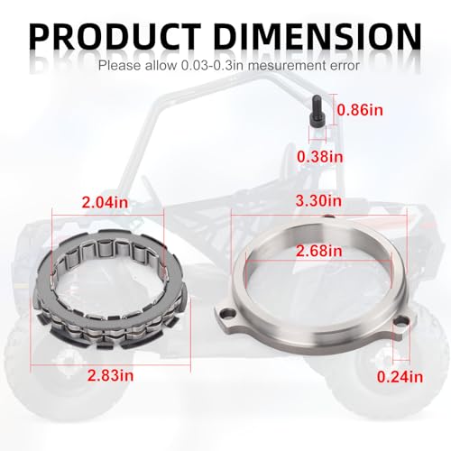 Image of Starter Clutch One Way Bearing Sprag for Polaris Sportsman ACE Ranger RZR General 325 450 570 900 1000 PRO XD 2013-2024 1204884 1204184