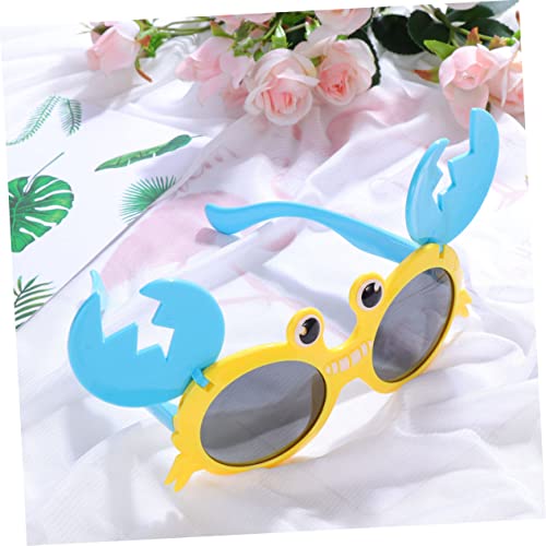 ABOOFAN 2 Pçs Suprimentos De Papel Caranguejo Aniversário Fofos Adoráveis ​​Óculos De Sol Armação De