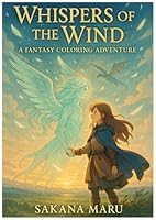 Whispers of the Wind: A Fantasy Coloring Adventure B0F5P5425J Book Cover