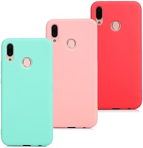 3x Case For Huawei P Lite Candy Color Cover Tpu Silicon Thin Flexible Shockproof Lightweight Bumper Gel Protective Shell Blue Red Mint Green Amazon Co Uk Electronics Photo