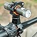 Zxpjkyu Secure Bike Light Mounting Solution for Night Rides, Black