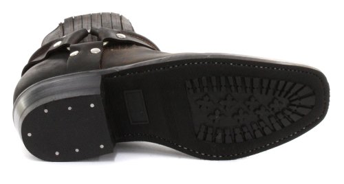 Grinders Renegade Lo Crazy Horse Brown Mens Cowboy Boots3