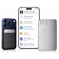 WaveNote AI ボイスレコーダー、AI トランスクライブ＆要約レコーダー、同声通訳機能を持つ、42時間連続記録、112言語をサポート、会議、講座、通話のための64GBデジタルオーディオレコーダー、多人数音声識別機能、BluetoothとWi-Fiホット Amazon.co.jp: WaveNote AI ボイスレコーダー、AI トランスクライブ