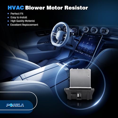 Image of HVAC Blower Motor Fan Resistor Compatible with Nissan Versa 2012 2013 2014 2015 2016 2017 2018 Replaces P1866 RU916 RU-916 27150EY00A JA1988