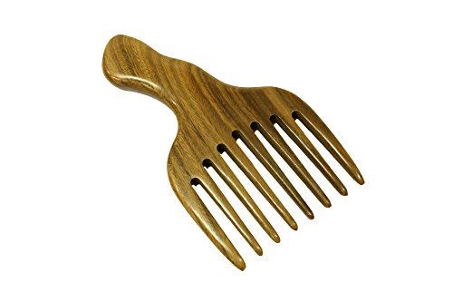 Hair Pick Wide Tooth Sandalwood Hair Comb - WC031