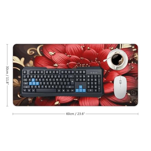 Desk Pad Protector Alfombrilla para Teclado y Mouse 24x12 Pulgadas miniatura 2