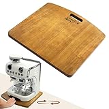 Sliding Tray for Coffee Maker - Solid Wooden Appliance Slider with 360° Smooth Rolling Wheels for Heavy Kitchen Appliances, Easy Under - Cabinet Access (Approach 13'x14')